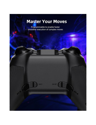 Controlador Inalámbrico Forty4 GC201 para Juegos PC/PS3/Switch