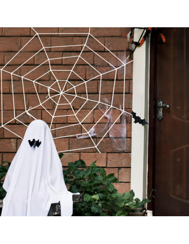 Telaraña Gigante Halloween Gistome 127x127 cm Nylon Duradero