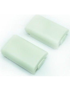 2x Cubierta Batería Blanca XBOX 360 - Reemplazo Perfecto 2