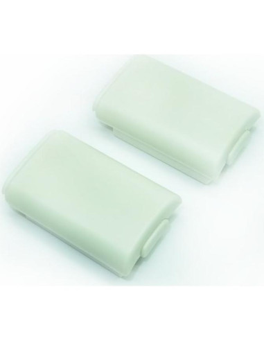 2x Cubierta Batería Blanca XBOX 360 - Reemplazo Perfecto