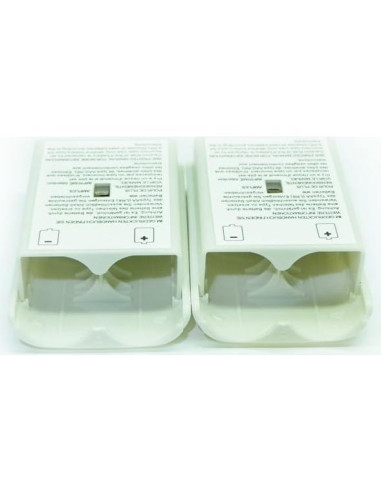 2x Cubierta Batería Blanca XBOX 360 - Reemplazo Perfecto