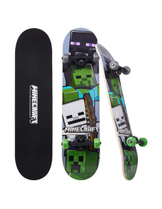 Skateboard Voyager Minecraft 78.74 cm 9 capas Arce