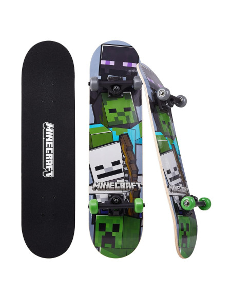 Skateboard Voyager Minecraft 78.74 cm 9 capas Arce