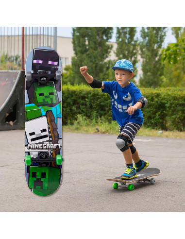 Skateboard Voyager Minecraft 78.74 cm 9 capas Arce