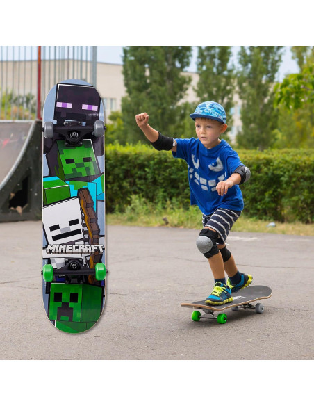 Skateboard Voyager Minecraft 78.74 cm 9 capas Arce