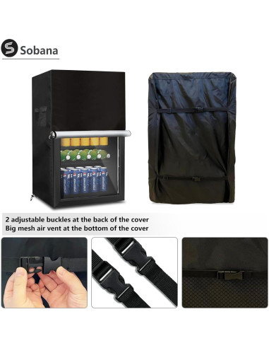 Cubierta para Refrigerador Sobana 20x20x33cm Impermeable