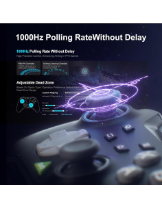 Controlador Inalámbrico PXN P5 para PC y Switch Negro 2