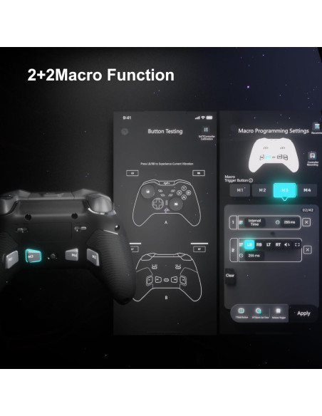 Controlador Inalámbrico PXN P5 para PC y Switch Negro