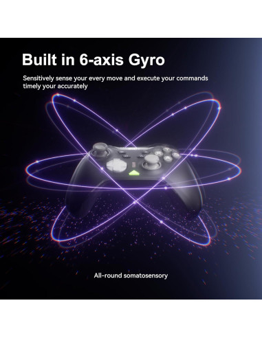 Controlador Inalámbrico PXN P5 para PC y Switch Negro