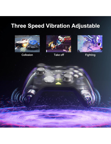 Controlador Inalámbrico PXN P5 para PC y Switch Negro