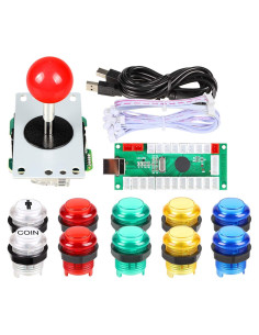 Kit de Botones de Arcade EG STARTS 1 Jugador DIY 5V LED