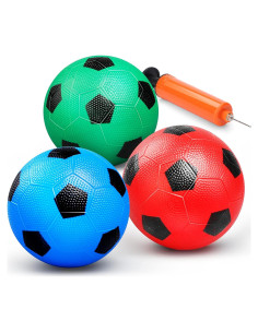 Balones de Fútbol Anzmtosn 15 cm para Niños Pequeños (3 Pzs)
