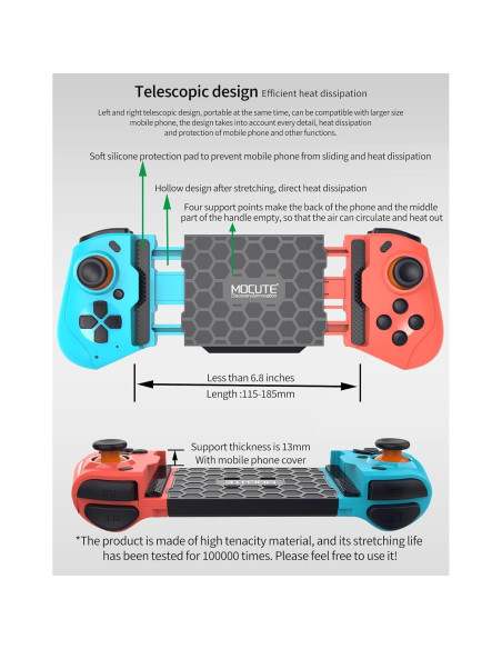 Controlador de Juego Móvil Joso para iPhone y Android