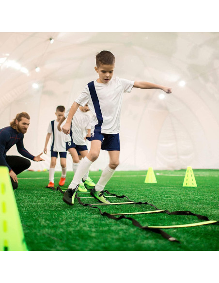 Escalera de Agilidad Ohuhu 12 Peldaños 6,10 m con Bolsa
