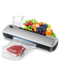 Máquina Selladora al Vacío LKKNC SV301E 6-en-1 con Temporizador