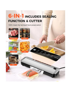 Máquina Selladora al Vacío LKKNC SV301E 6-en-1 con Temporizador 2