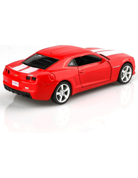 Coche de metal a escala 1/36 TOKAXI Chevy Camaro 2010 rojo