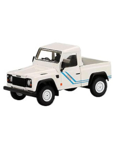 Defender 90 Pickup Truck Blanco Ed. Limitada 1/64 True Scale