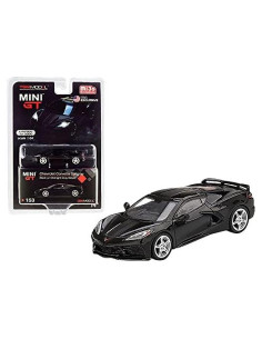 Coche de Juguete Mini GT Chevrolet Corvette C8 1/64 Negro