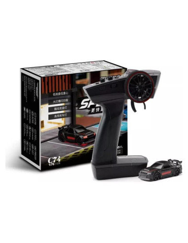 Coche RC Turbo Racing C74 Drift 1:76 4CH Control Remoto