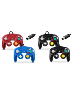 Controlador Gamecube FIOTOK Mejorado con Cable Multicolor
