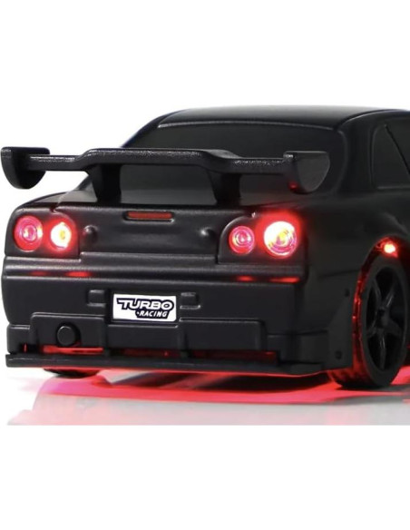 Coche RC Turbo Racing C74 Drift 1:76 4CH Control Remoto