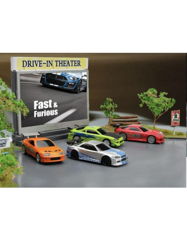 Coche RC Turbo Racing C74 Drift 1:76 4CH Control Remoto