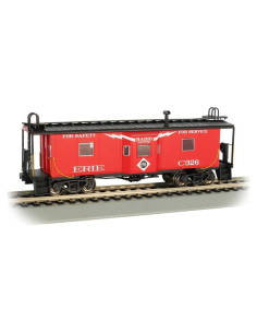 Caboose de Ventana de Bahía Bachmann Escala HO con Pasarela