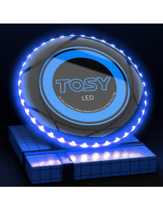 Frisbee TOSY 36 LEDs Recargable, Brillante y Ligero 175g 2