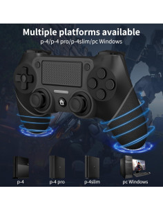 Controlador Inalámbrico PS4 Ubsvaky con Vibración y Audio 2