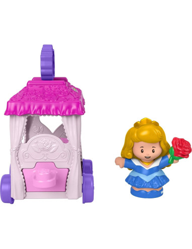 Carro Princesa Aurora Little People Fisher-Price 8.5x13x13.5cm