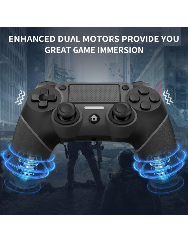 Controlador Inalámbrico PS4 Ubsvaky con Vibración y Audio