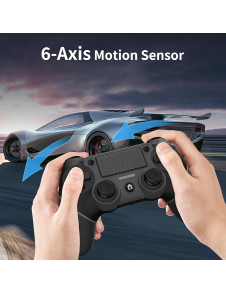 Controlador Inalámbrico PS4 Ubsvaky con Vibración y Audio