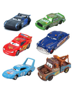 Juego de coches de metal Iridety 6 piezas 1:55 para niños