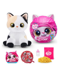 Gatito Smitten ZURU Minx Juguete Suave Interactivo 10 Sonidos