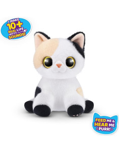 Gatito Smitten ZURU Minx Juguete Suave Interactivo 10 Sonidos 2