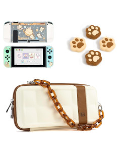 Funda Vintage GeekShare para Nintendo Switch + Accesorios