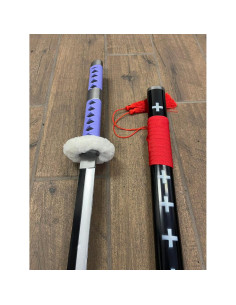 Espada de Espuma Cosplay KinStore 104 cm Samurai Law Purple 2