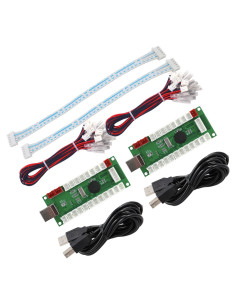 Controlador Arcade SJ@JX USB 2 Jugadores para PC MAME