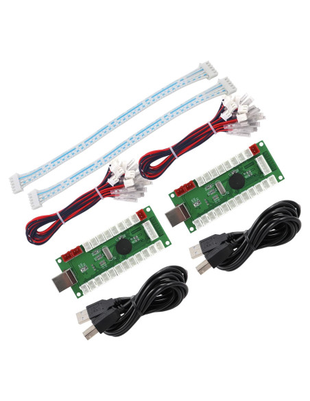 Controlador Arcade SJ@JX USB 2 Jugadores para PC MAME