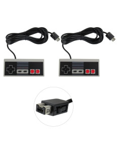 Controlador con Cable Hevituwhe NES Clásico para PC y Mac - 2 Unidades