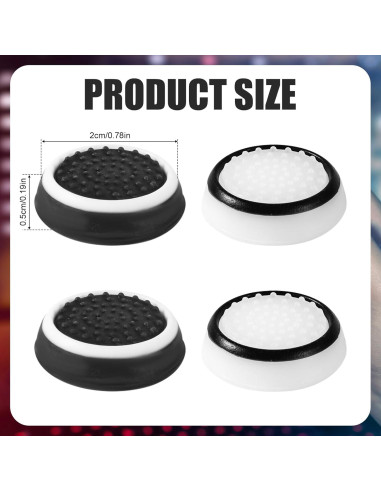 4 Agarre de Pulgar XIHIRCD para Joystick PS5 PS4 Xbox Switch
