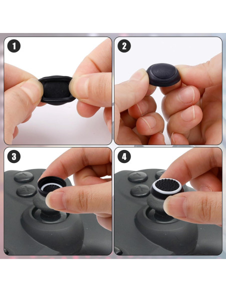 4 Agarre de Pulgar XIHIRCD para Joystick PS5 PS4 Xbox Switch