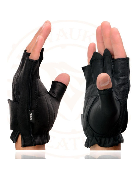 Guantes de Cuero Sin Dedos Milwaukee SH442 2X Grande