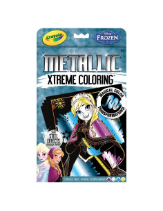 Conjunto Crayola Frozen Xtreme 10 Páginas Metálicas