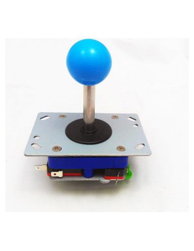 Joystick Arcade Atomic Market 2/4/8 Vías Color Azul Bebé