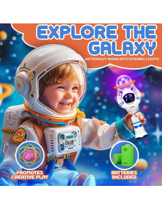 Varita mágica astronauta iluminada Forest & Twelfth, 2 unidades 2