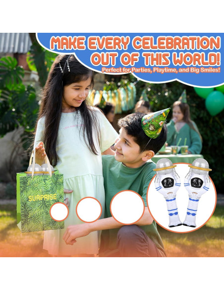 Varita mágica astronauta iluminada Forest & Twelfth, 2 unidades