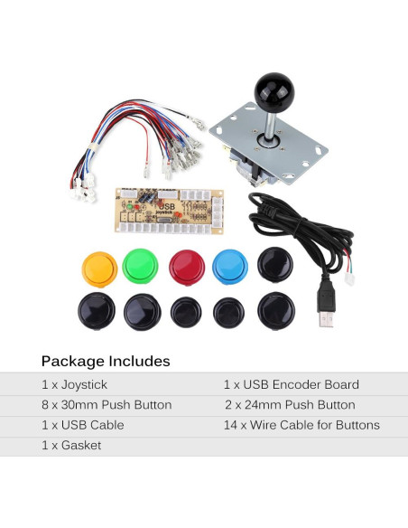 Kit de Juego DIY Walfront con Joystick y Codificador USB