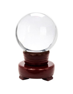 Bola de Cristal Feng Shui 60mm Transparente Decorativa